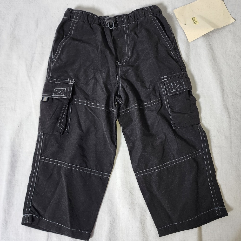 Tumbleweed Pants Boys 18 Months Mulberribush 99008 Elastic Toddler Infant Black